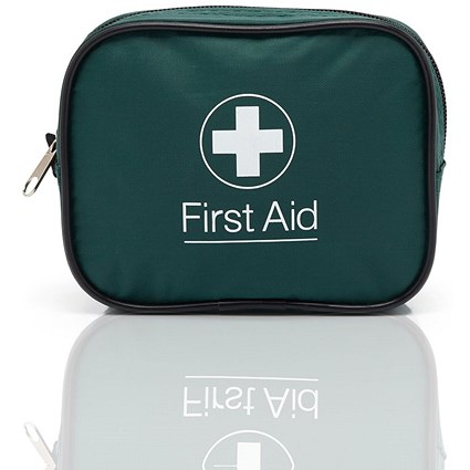 Blue Dot One Person Travel Kit In Green Zipped Bag -