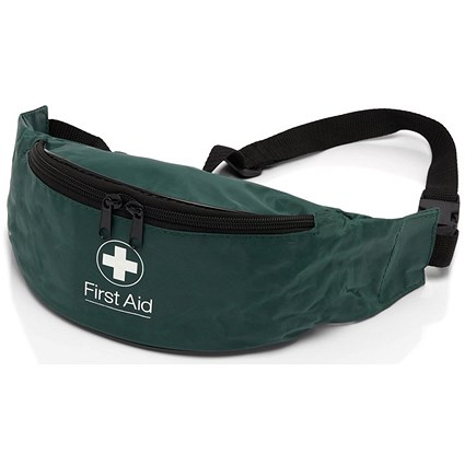 Blue Dot One Person Travel Kit In Green Bum Bag -