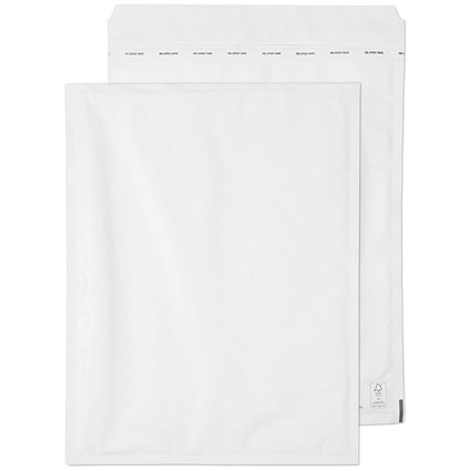 Blake Packaging Envelopes White Pocket Peel and Seal Bubble Padded 90gsm 470x350mm (Pack 50) - K/7