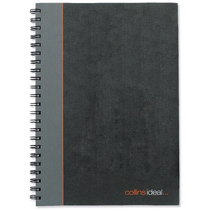Collins Ideal Manuscript Book Wirebound 80gsm Ruled 192 Pages A4