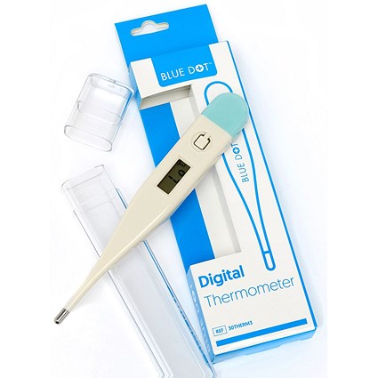 Blue Dot Digital Thermometer (Pack 1) - Blue Dot Digital Thermometer (Pack 1) -