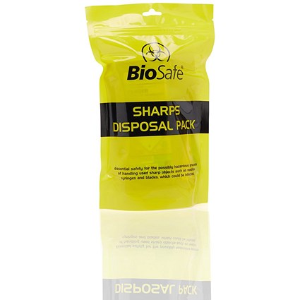 BioSafe Premium Sharps Disposal Pack - BioSafe Premium Sharps Disposal Pack -