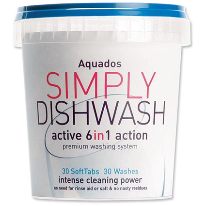 Simply Dishwasher Tabs 6 in 1 [Pack 30]