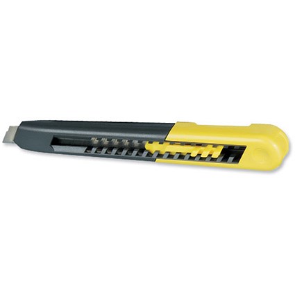 Stanley Heavy-duty Knife with ABS Plastic Body with 9mm Snap-Off Blade Ref 0-10-150