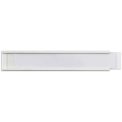 Beaverswood Magnetic PVC Label Holder With Card For Shelving and Racking, H60mmxW200mm, Pack of 50