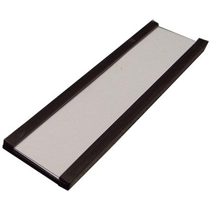 Beaverswood Magnetic PVC Label Holder With Card For Shelving and Racking, H80mmxW200mm, Pack of 50