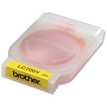 Brother Fax Inkjet Cartridge Yellow for MFC4820C Ref LC700Y