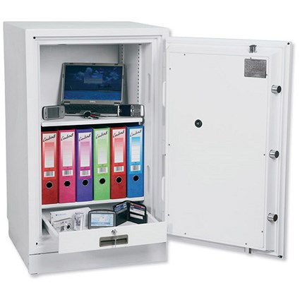 Phoenix Firefighter Safe 90 Minute Protection Dual Lock 145L Capacity 200Kg W600xD570xH1013mm Ref FS0433E