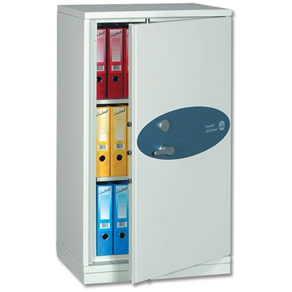 Phoenix Firechief Security Cupboard Fire Resistant 235 Litre Capacity 109kg W670xD525x1240mm Ref FS1611K