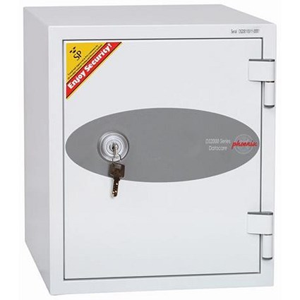 Phoenix Datacare Safe 2 Hours Fire Protection High Quality Key Lock 7L 43kg W350xD432xH412mm Ref DS2001K