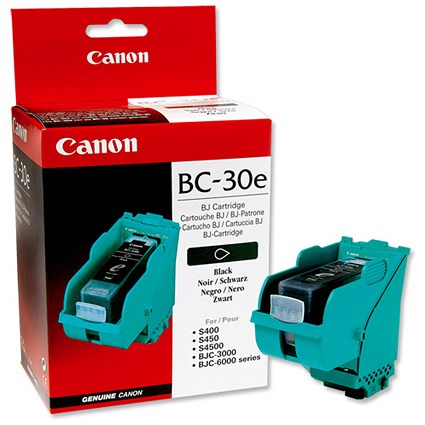 Canon Inkjet Printhead and Ink Tank Cartridge Black for MPC 100 Ref BC-30E