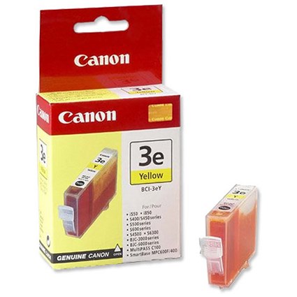 Canon BCI-3EY Yellow Inkjet Cartridge