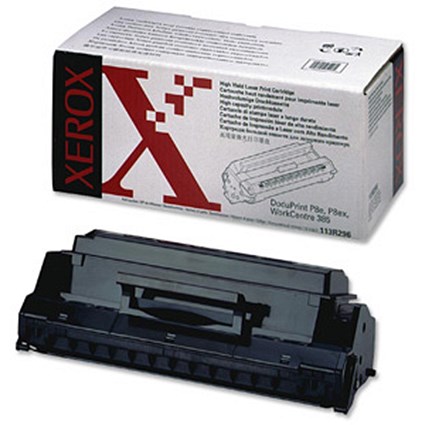 Xerox Laser Toner Cartridge Page Life 5000pp Black [for Docuprint P8E] Ref 113R296