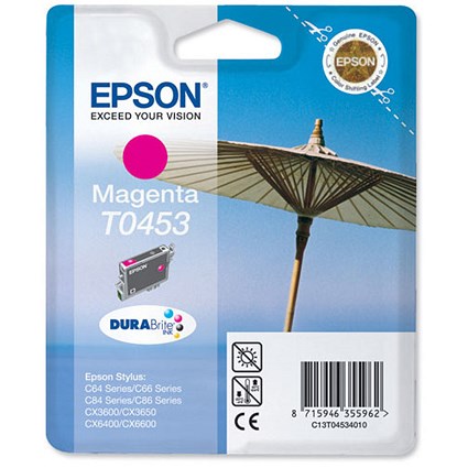 Epson T0453 Magenta DURABrite Inkjet Cartridge