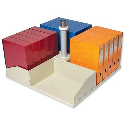 Rotadex Platfile Filing Platform - Square - Fits 20 Box Files