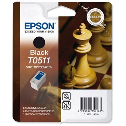 Epson T0511 Black Inkjet Cartridge
