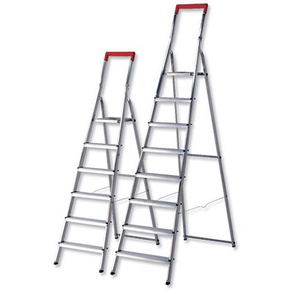 RelX Folding A-Frame Ladder Aluminium 8-Step Height 5ft 10inches Ref 60280