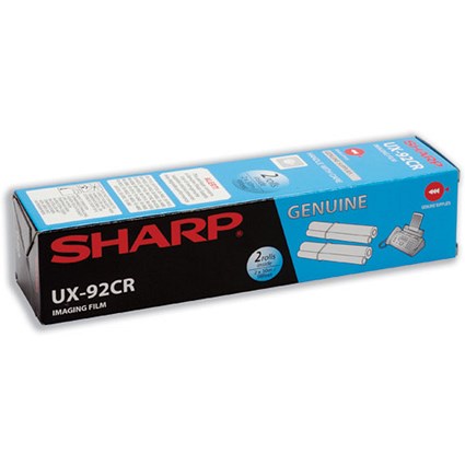 Sharp UX-92CR Black Fax Ribbons (Twinpack)
