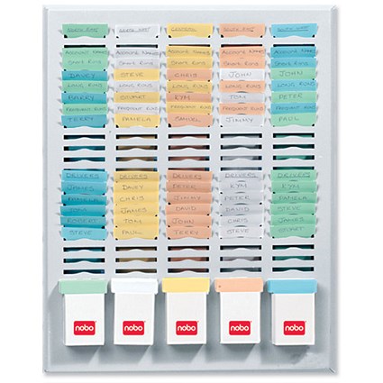 Nobo Profile Planner 500x35x400mm Assorted [Pack 500]