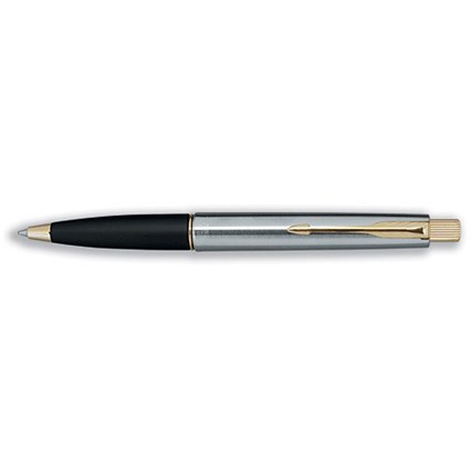 Parker Frontier GT Ball Pen Stainless Steel with Gold-plated 14k Trim
