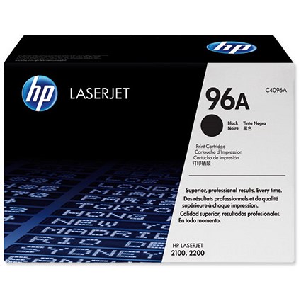 HP 96A Black Laser Toner Cartridge