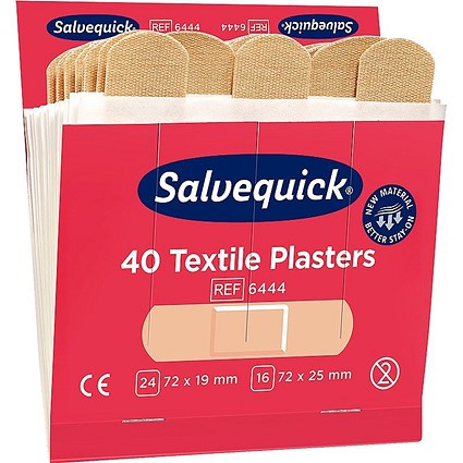 Cederroth Salvequick Fabric Plaster Refill (Pack 240) -