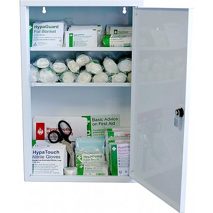 First Aid Cabinet British Standard Compliant Large - First Aid Cabinet British Standard Compliant Large -