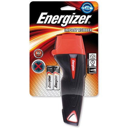 Energizer Impact Large LED Torch Weatherproof 2AA