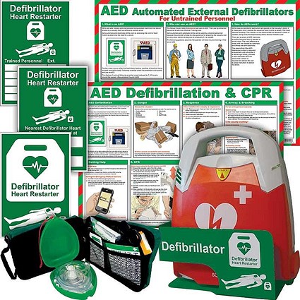 Schiller Fred PA-1 AED Defibrillator Bundle with Bracket - Schiller Fred PA-1 AED Defibrillator Bundle with Bracket -