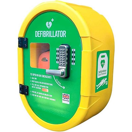 DefibSafe Outdoor AED Cabinet with Keypad Lock -