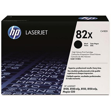 HP 82X Black Laser Toner Cartridge