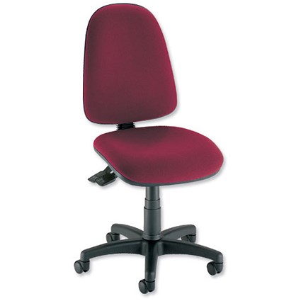Trexus Office High Back Chair / Asynchronous / Burgundy