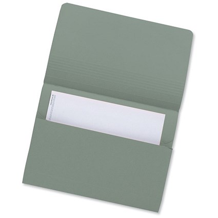 Concord Probate Wallet 315gsm Capacity 75mm Foolscap Green [Pack 25]