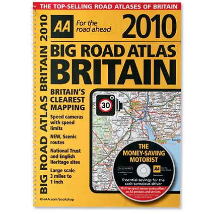 Free on Orders over £150 - AA 2010 Road Atlas
