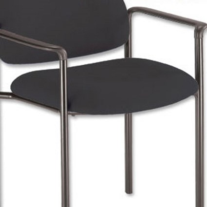 Trexus Intro Meeting Chair Stackable Back H390mm W490xD450xH470mm Charcoal