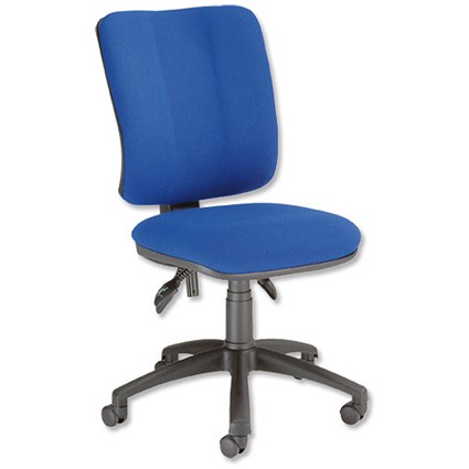 Trexus Flair Operator Chair Asynchronous High Back H440mm W435xD455xH450-580mm Blue