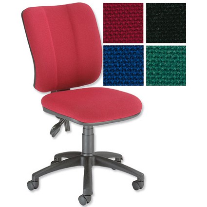 Sonix Mode Operator Chair Permanent Contact High Back H490mm W470xD460xH460-530mm Burgundy