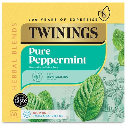 Twinings Peppermint Loose Bags (Pack 80) - Twinings Peppermint Loose Bags (Pack 80) -