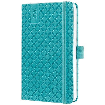 Sigel Jolie Diary 2026 A6 Week To View Aqua Green -
