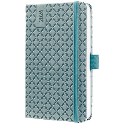 Sigel Jolie Diary 2026 A6 Week To View Ocean Blue -