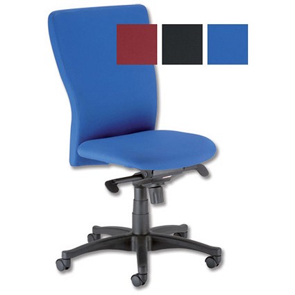 Influx Elan Task Chair High Back H560mm W490xD510xH470-560mm Sapphire