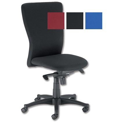 Influx Elan Task Chair High Back H560mm W490xD510xH470-560mm Onyx