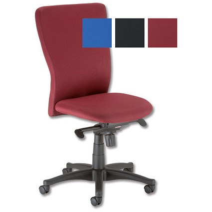 Influx Elan Task Chair High Back H560mm W490xD510xH470-560mm Ruby