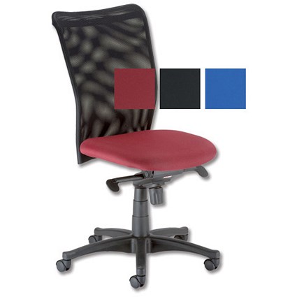 Influx Elan Task Chair Mesh Back H560mm W490xD510xH470-560mm Ruby