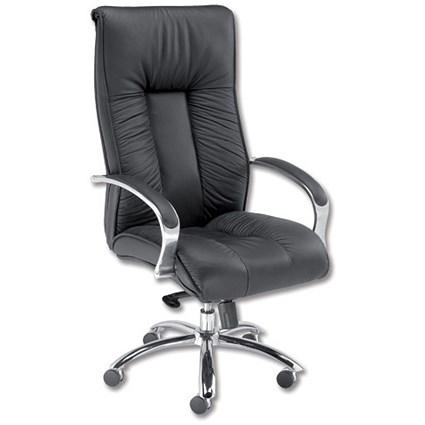 Sonix Baltimore Executive Armchair Tilt-action H770mm W570xD510xH480-560mm Black