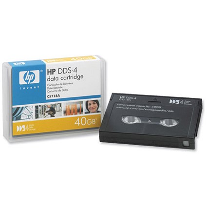 Hewlett Packard [HP] DDS-4 150M Data Tape Cartridge 40GB 4mmx150m