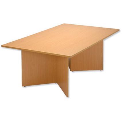 Influx Boardroom Table W2000xD1200xH730mm Beech