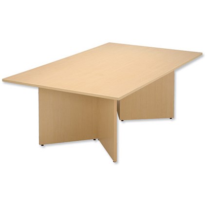 Influx Boardroom Table W2000xD1200xH730mm Maple