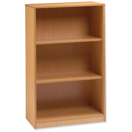 Influx Basic Standard Bookcase Medium W740xD390xH1200mm Beech