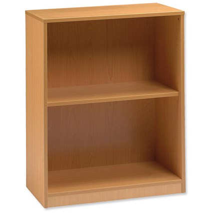 Influx Basic Standard Bookcase Low W740xD390xH900mm Beech